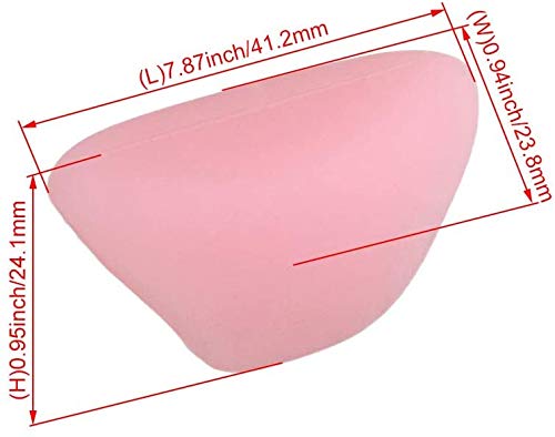 Jiayouy 5Pcs Flute Thumb Rest Cushion Soft Silicone Finger Cover For Flute Wind Instrument Black Purple Pink Yellow Rose Pink #TOP3