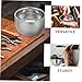 IWOWHERO 2pcs Shaving Kit for Men Stainless Steel Shave Bowl Foam Creation Heat Preservation