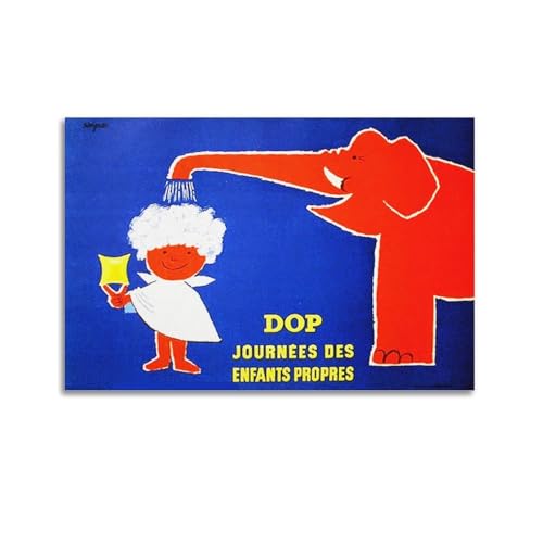 Toile DOP Raymond Savignac décoration murale premium 40x60