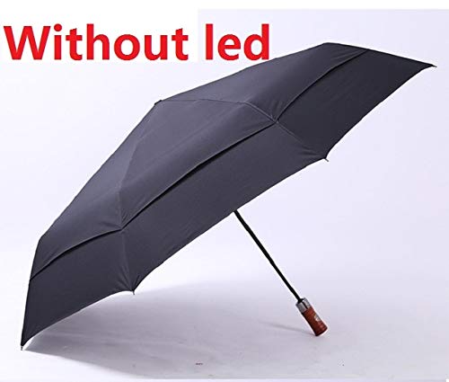 Preisvergleich Produktbild NJSDDB Regenschirm Neue hochwertige automatische Taschenlampe Taschenlampe Regenschirm Anti-UV Sonne / Regen Sonne Neuheit Regenschirm für Männer Geschenk