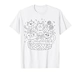 Camiseta para pintar para niños diseños y