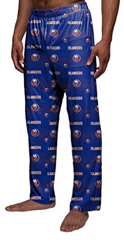 FOCO New York Islanders Men's Scatter Pattern Pajama Lounge Multi Color Pants2