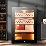 UIBAO Armadio Humidor Elettrico 50L,Controllo Intelligente 16–23°C/60–80%