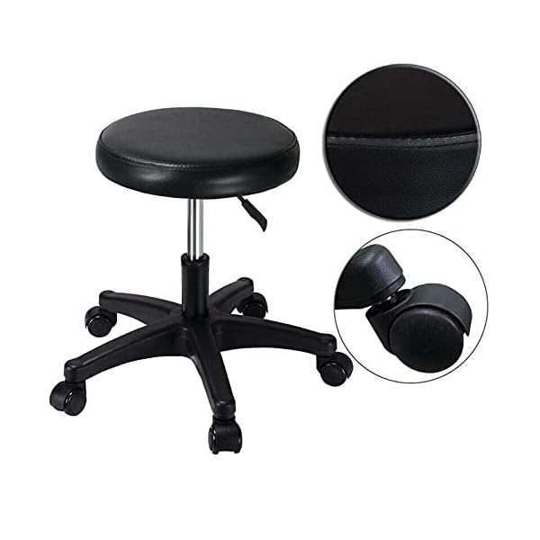Kosoree Beauty Salon Swivel Hair Cut Massage Clinic Stool Barber Hairdressing Chair - Image 4