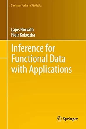 Inference for Functional Data with Applications: 200 2012th Edition book cover