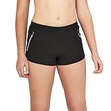 Speedo Women's Standard Swimsuit Bottom Short Length Boardshort, Black/Fairy Wren, Medium