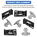 8 Pcs Lower Engine Cover Bolt Pin Screws Radiator Engine Access Cover Pin and Lower Engine Cover Splash Shield Fastener Clip 90673-TY2-A01 for Honda Acura Accord, Civic, CR-V, ILX, RLX, TLX