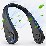 manos libres usb ?Diseño de 3 Velocidades? El ventilador usb portatil ofrece 3 velocidades de viento diferentes y el cuello colgante está hecho de gel de sílice suave de alta calidad, el ángulo se puede ajustar a voluntad, lo que puede configurar a una velocidad y un ángulo cómodos para regular mejor la ángulo. Tipo envolvente de 360 grados, el volumen de aire aumenta en un 90% para toda la cara alrededor, lo que produce suficiente aire para mantenerte fresco.