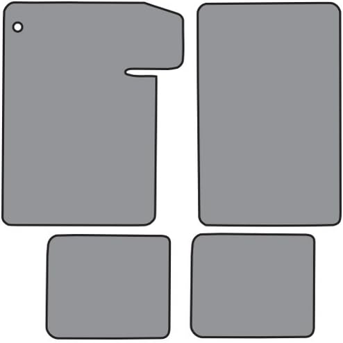 Carpet Floor Mats - Complete Die Cut Loop - fits 1964-1967 Buick Skylark (Black)