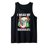 Photo Gallery axolotl maskolotl kawaii - maschera divertente da indossare canotta Photo Gallery axolotl maskolotl kawaii - maschera divertente da indossare canotta