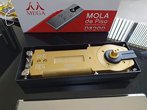 Mola Hidráulica Para Porta De Vidro Pivotante Mega D8200