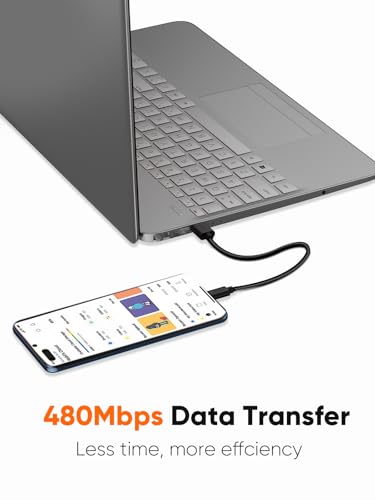 Image of CableCreation Type C to Type A Cable[3-Pack],0.5 ft Short USB C Cord with 56K Resistor, Compatible MacBook 12 inch, Galaxy S8 /S8 Plus, Black | Type C Data Cord for Power Bank, Galaxy S23, iPad Pro iPad mini, iPad Pro,iPhone 15 /16, Android Auto /Phone, PS5 Controller