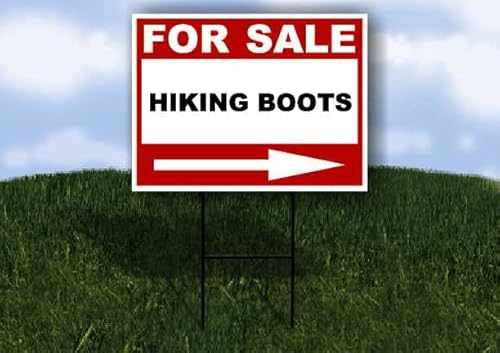 HIKING BOOTS For Sale White Red Black Right Arrow 1