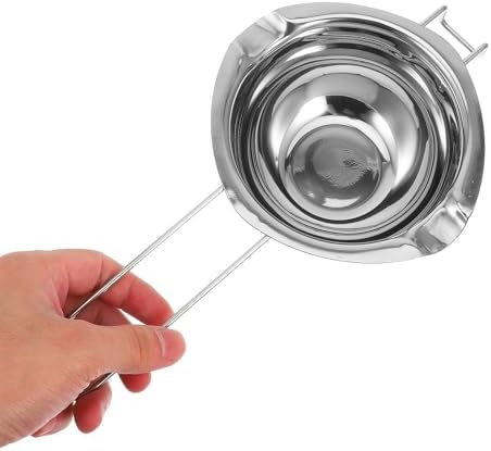 SWETRACE Electric Chocolate Melting Pot 400ml Stainless Steel Boiler Pot with Heat Resistant Handle for Home Baking, Versatile Usage for Melting Butter and Chocolate — view 2