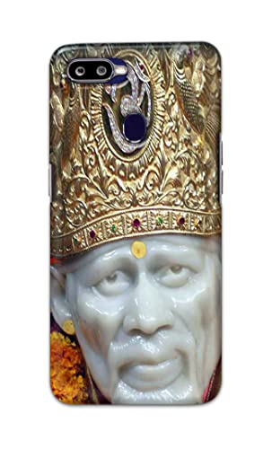 Image of PRINTFIDAA Sai Baba Lord Shiridi Great God Hinduism Hindu Religious Printed Designer Hard Case for Oppo F9 / Oppo F9 Pro /Realme 2 Pro /Realme U1, RMX1801, RMX1807 Back Cover -(e) RPM1005