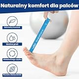AnjoCare Hallux Valgus Taśmy Treningowe (3 szt), separatory palców do korekcji haluksów i łagodzenia bólu, korektor haluksów palce do treningu wyrównania i elastyczności