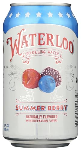 Image of Waterloo Sparkling Water Waterloo Mixed Berry Sparkling Water, 12 Fl Oz