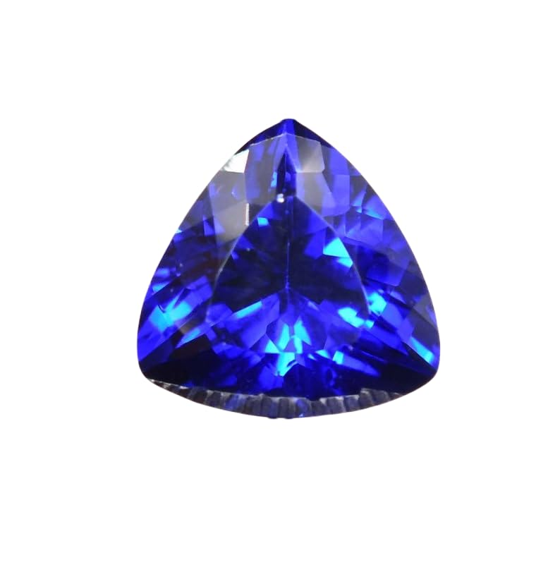 Tanzanite naturelle trillion 13mm pour offrir un cadeau de naissance unique