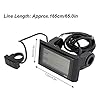 BTER Electric Bicycle Display, Multifunctional S900 36V 48V Universal Upgrade eBike LCD Display with 5 Pin SM Waterproof Socket, Durable Electric Bicycle LCD Display Meter for Bicycle Modification #5