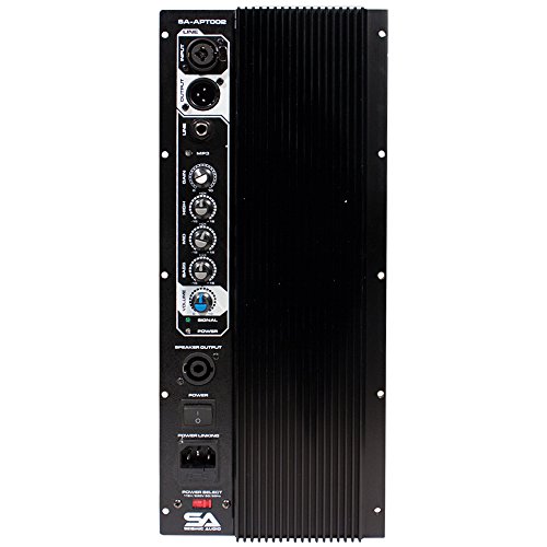 Seismic Audio - SA-APT002-500 Watt Plate Amplifier for PA/DJ Speaker Cabinets with Satellite