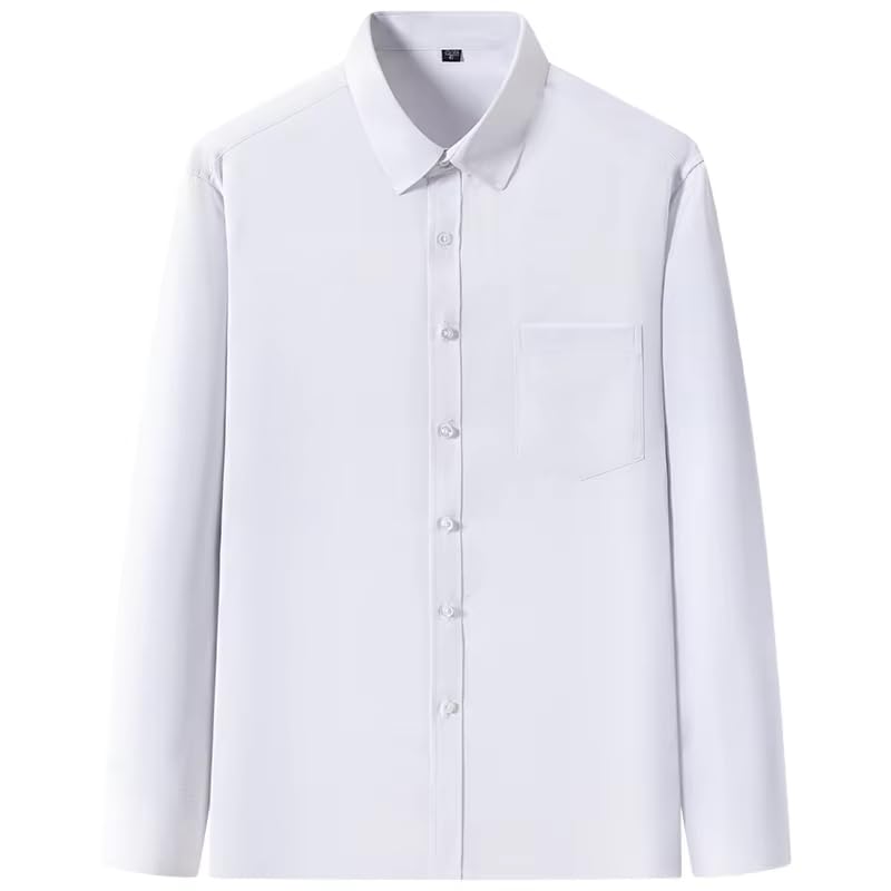 Camisa de vestir blanca para hombre de corte slim fit 4