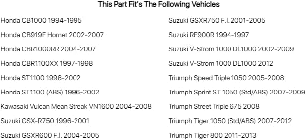 Tusk Fork Bushing Complete Kit Compatible with Suzuki V-Strom 1000 DL1000 2002-2012/GSXR600 2004-2005 Compatible with Triumph Tiger 800 2011-2013/Compatible with Honda CB1000RR 2004-2007 - TK-38-6089