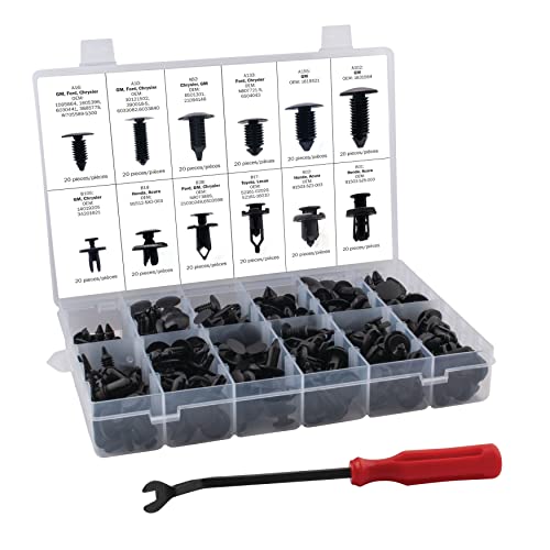 Titan 85520 240-Piece Universal Push Pin Retainer Kit with Removal Tool