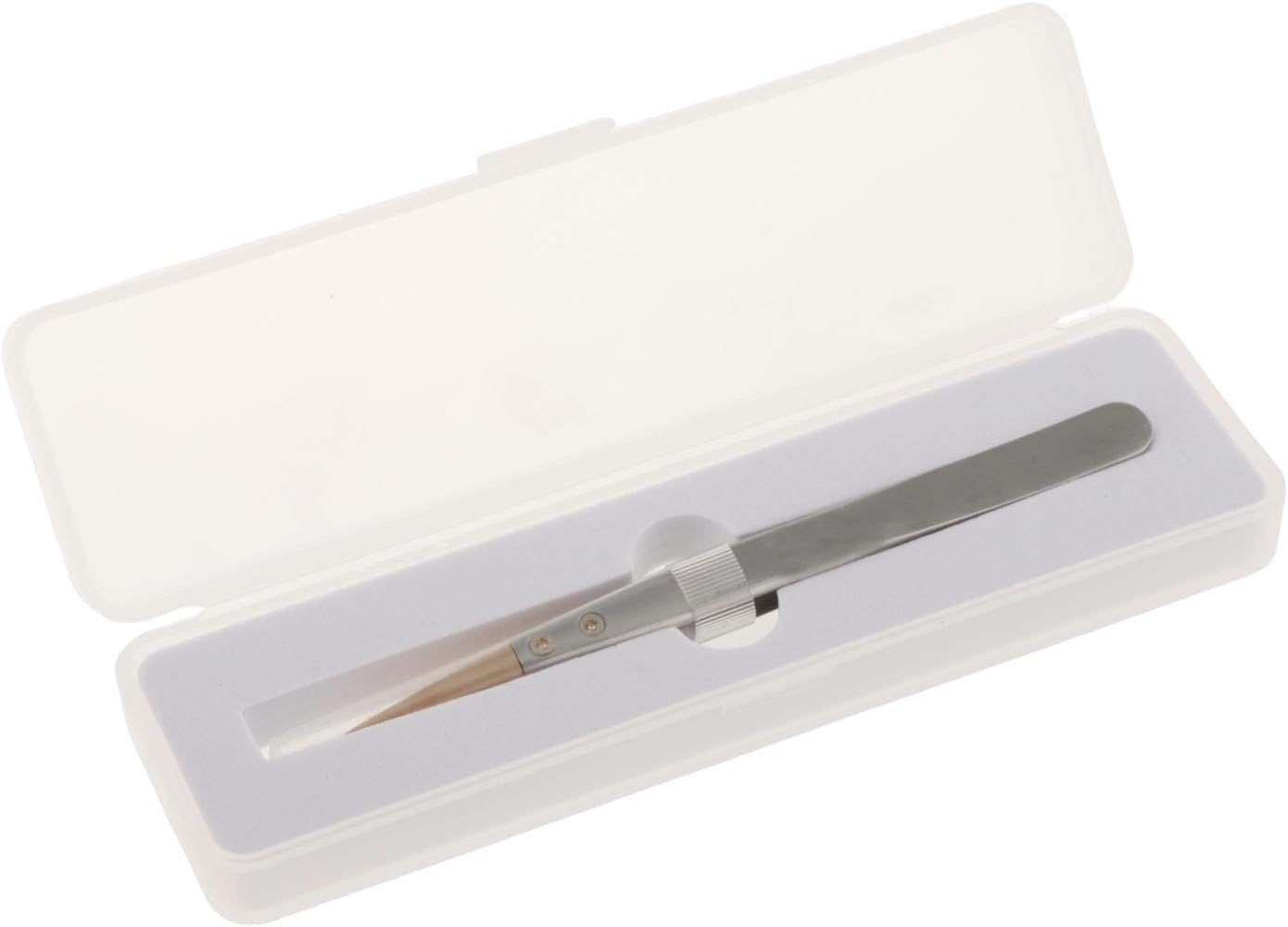 Boxwood Tweezers for Watch Repair with Storage Box for Jewelry Maintenance
