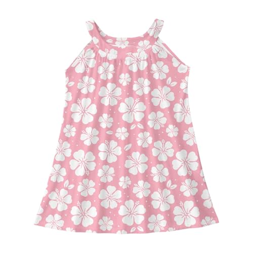 Generisch 2026 Ragazze Spiaggia Costumi da Bagno Senza Maniche Abiti, Colore: rosa., 13-14 Anni