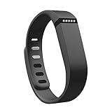 SKYLET for Fitbit Flex Bands, Silicone Replacement Bands for Fitbit Flex with Fastener Ring (No Tracker) (Large,Black&Coffee)
