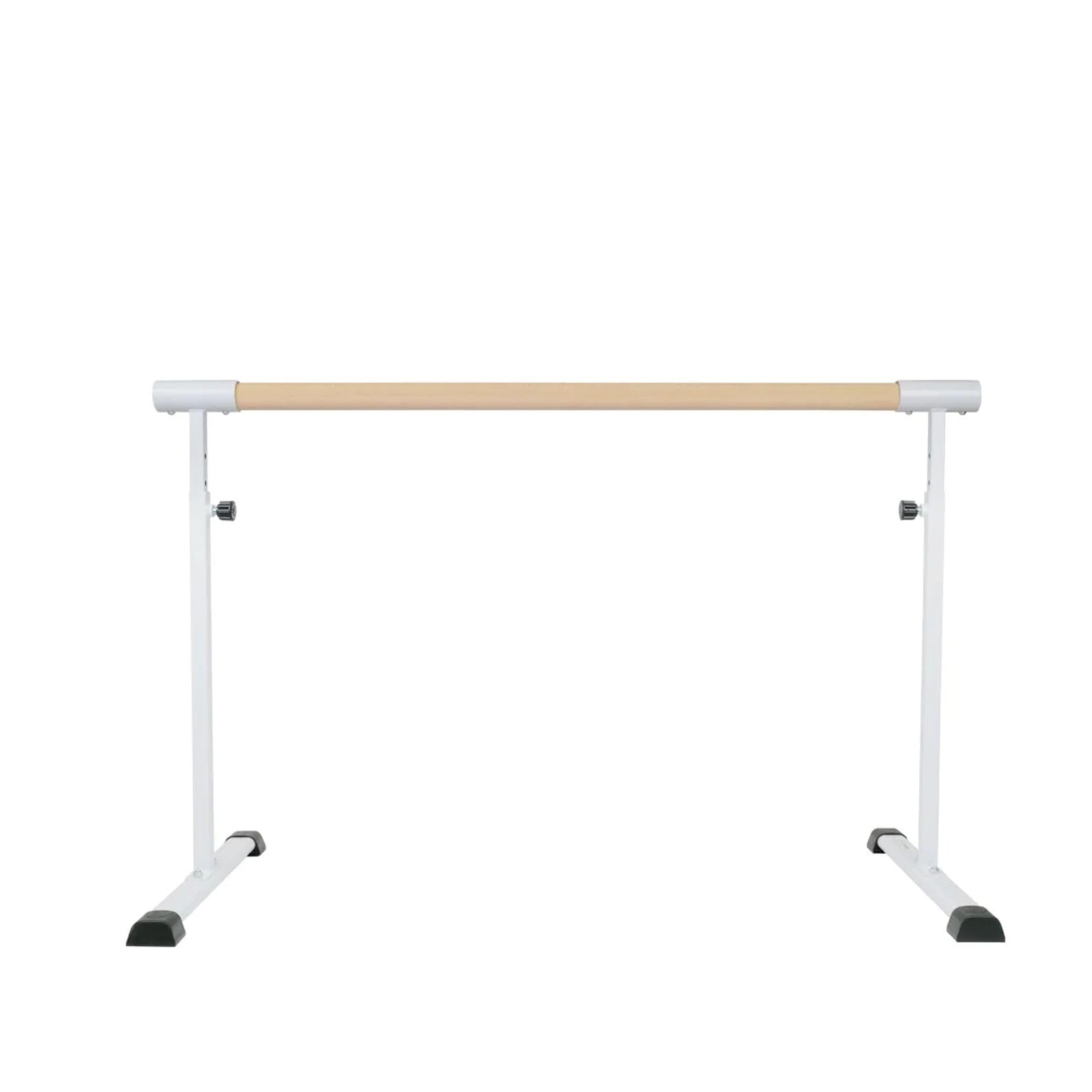 Barra elástica portátil para ballet Cannons UK, 1,1 m, altura ajustable 85-105 cm, pies antideslizantes