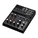 Yamaha AG06MK2 Black 6-Channel Live Streaming Loopback Mixer/USB Interface with Steinberg Software Suite