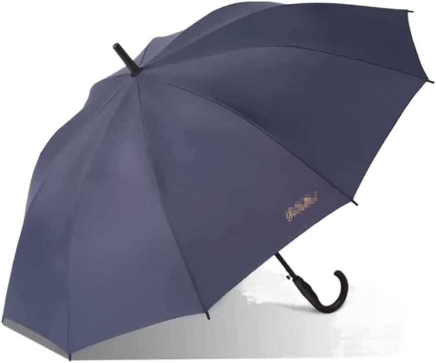 Car Umbrella Travel Umbrella Umbrella Automatic Open Stick Umbrella Durable Windproof Push Cart Compatible Portable Cane Umbrella Umbrellas for Rain Windproo (Color : OneColor)