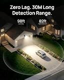 ieGeek 24/7 Enregistrement AOV 2K Camera Surveillance WiFi Exterieure sans Fil Solaire, Suivi Automatique, 360° PTZ, Batterie 9000mAh, 30m Détection Humaine par AI, Alarme Lumineuse et Sonore, S7 - 5