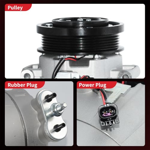 PHOBOOS A/C Compressor with Clutch Compatible with Chevrolet by PHOBOOS - Used condition - Image 9