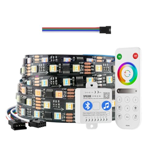 Tira LED direccionable RGB+CCT WS2805 16.4ft DC12V kit miniatura 1