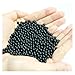 SFCHEN 1-100Pcs Black Solid Round Rubber Ball Diameter 1/2/3/4/4.5/5.5/6/6.5/7/8-80mm Elastic Industrial Wearresistant(3.5mm,10pcs)