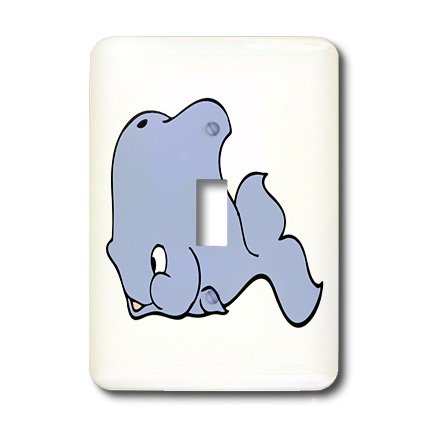 Couvre-interrupteur motif baleine 3dRose lsp_173898_1 plaque de finition