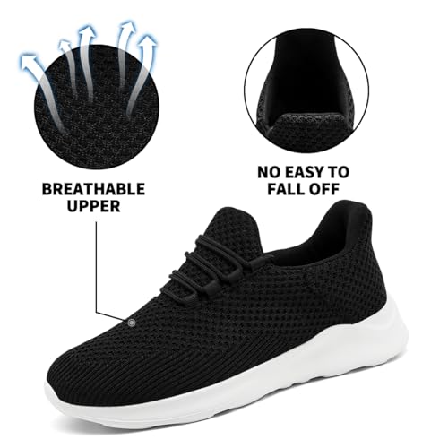 Image of DLWKIPV Mens Running Shoes Tennis Casual Walking Anti Slip Athletic Non Slip Workout Gym Sneakers Comfortable Lightweight Fashion Breathable Mesh