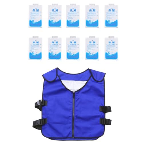 Gilet rafraîchissant d'été haute élasticité avec pack de glace pour le sport