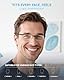 LUFF 4Pcs Anti-Blue-Ray-Lesebrille Tragbare Ultraleichtleser（3.0X）