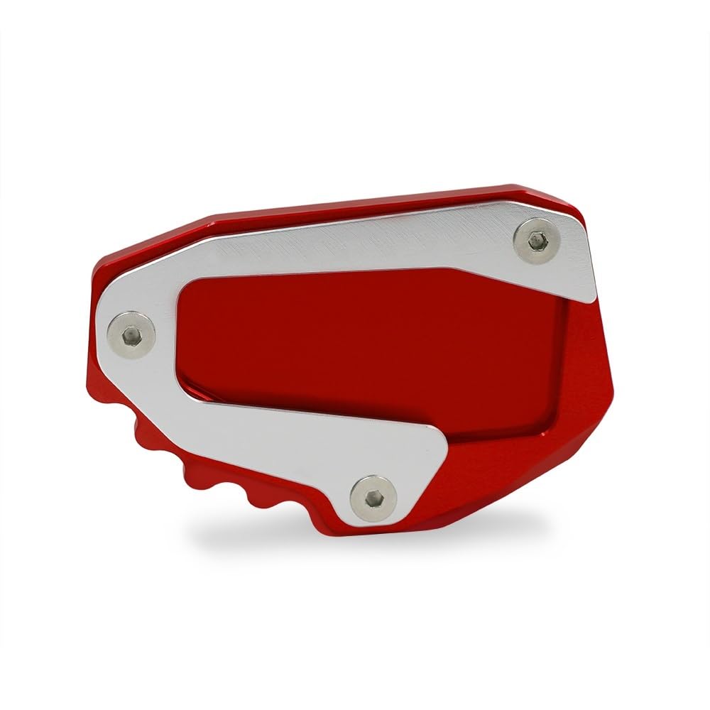 Support de latérale moto empêche la chute de votre Ducati Monster sur sol meuble rouge CNC