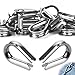 SWTYExt M5 Drahtseil Kauschen 25 Stück Stainless Steel Kausche 5mm 304 Edelstahl Kabelkausche für Drahtseilklemmen Stahlseil Wäscheleine Forstseil Markise Fixiert