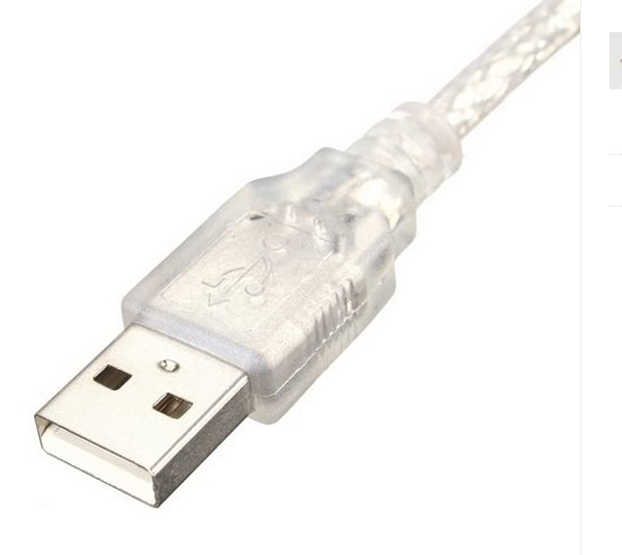 USB FireWire Cables, USB Male to Firewire IEEE 1394 4 Pin Male Adapter Cord Cable for SONY DCR-TRV75E DV Adapter (5FT/1.5M) - Image 4