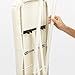 Brabantia Size D (53 x 18 in) Replacement Ironing Board Cover with Durable Foam Layer (Ecru) Easy-Fit, 100% Cotton