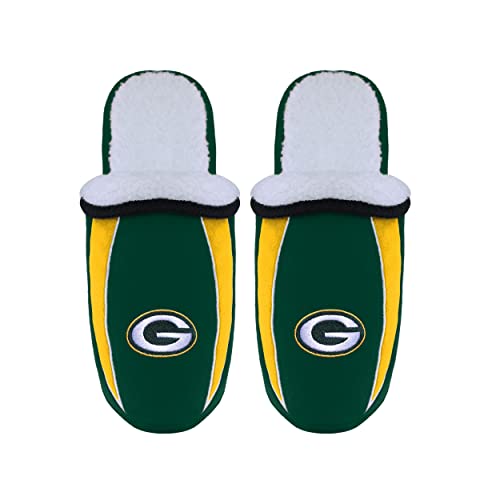 Image of FOCO NFL Mens Football Team Logo Moccasin Slippers Shoes
