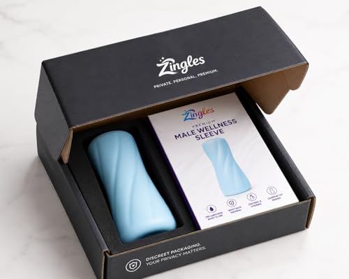 Image of Zingles Muscle Relaxation Massager | Mens Stroker | Handheld Wellness Device | Soft Flexible Stress Relief & Recovery Aid | Portable Acupressure Therapy Accessory
