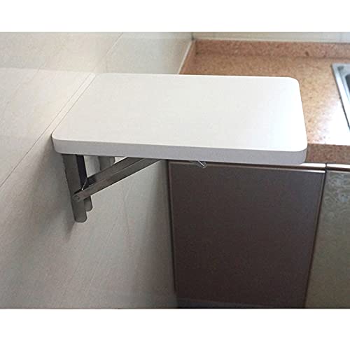Petits espaces optimisés grâce au bureau mural compact à abattants blanc - 5