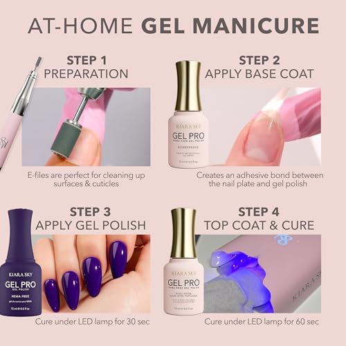 Esmalte de Gel Kiara Sky Gel Pro Wine And Only 15 ml miniatura 6