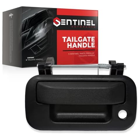 S Sentinel Parts Tailgate Handle Compatible with 2004-2014 F-150, 2008-2016 F-250 F-350 Super Duty, 2007-2010 Explorer Sport Trac Replaces # FO1915111 Cover